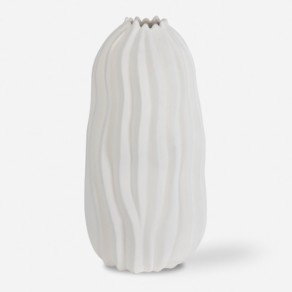 Uttermost Merritt White Floor Vase - 18108