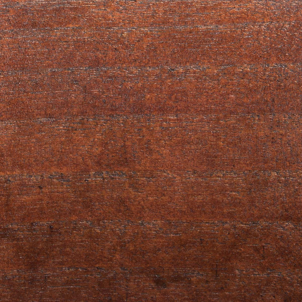 Safavieh Munro Leather Woven Accent Chair - Walnut / Cognac