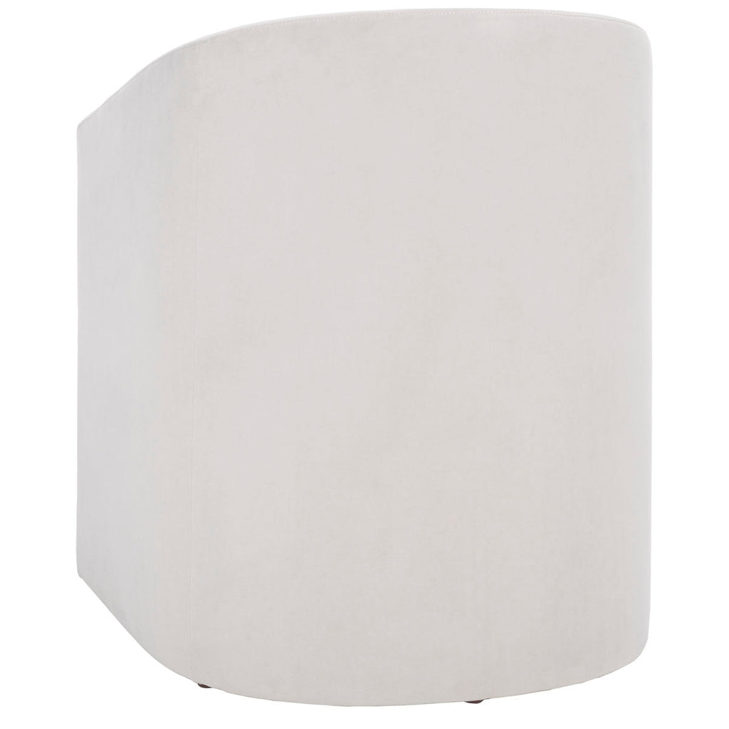 Safavieh Elysian Accent Chair - Light Grey Velvet