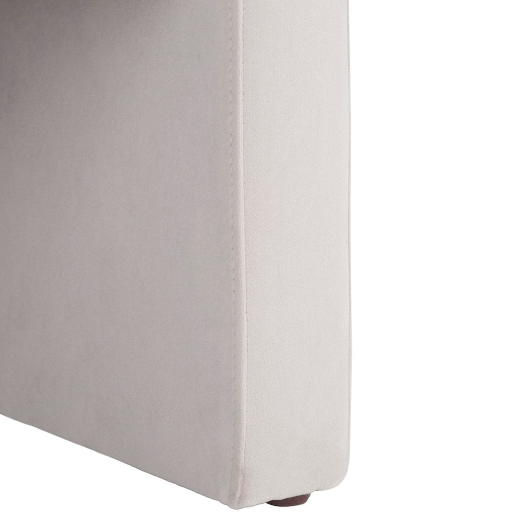 Safavieh Elysian Accent Chair - Light Grey Velvet