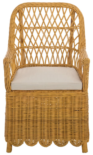 Manon Scallop Accent Chair with Cushion | Safavieh - ACH6000