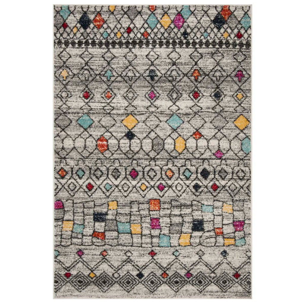 Safavieh Adirondack 204 Rug, ADR204 - LIGHT GREY / FUCHSIA