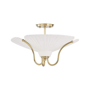Gerhard Semi Flush - Aged Brass | Hudson Valley Lighting - AH4619-AGB