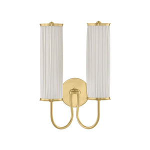 Elaine Wall Sconce - Aged Brass | Hudson Valley Lighting - AH5017-AGB