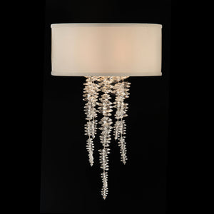 Cascading Crystal Waterfall One-Light Sconce | John Richard - AJC-8879