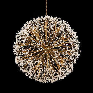 Spherical Thirty-Light Stone, Quartz Chandelier | John Richard - AJC-9081