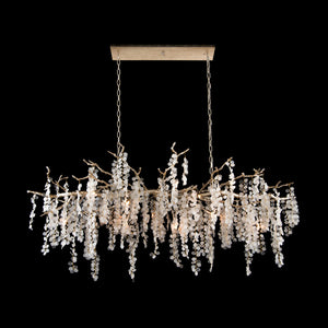 Shiro-Noda Fifteen-Light Glass Cluster Horizontal Chandelier | John Richard - AJC-9108