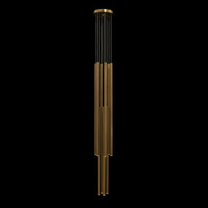 Hans Eleven-Droplight Brass Chandelier | John Richard - AJC-9114