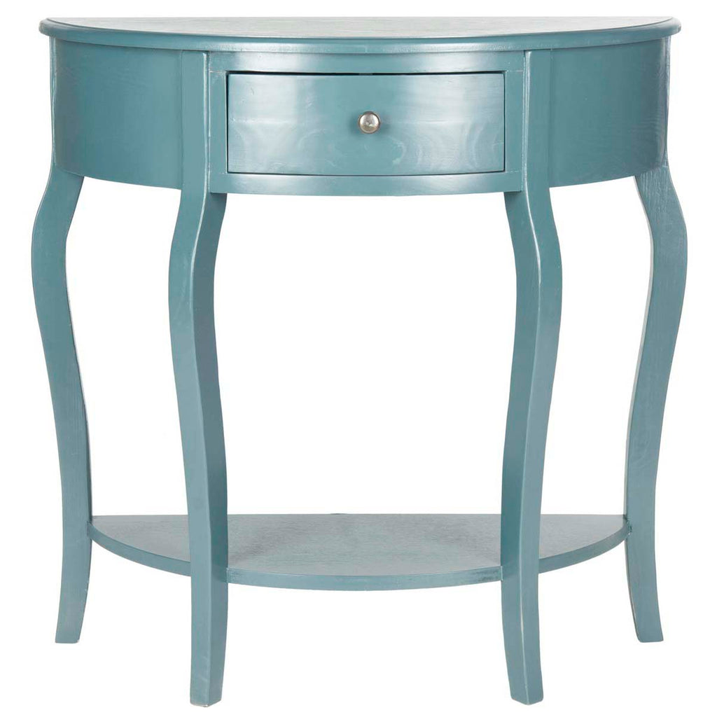 Safavieh Jan Demilune Small Console - Teal