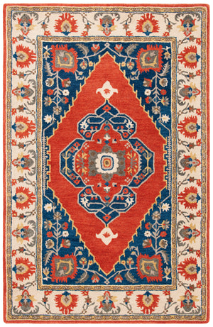 Antiquity Large Medallion Hand-Tufted Wool Rug | Safavieh - AT510