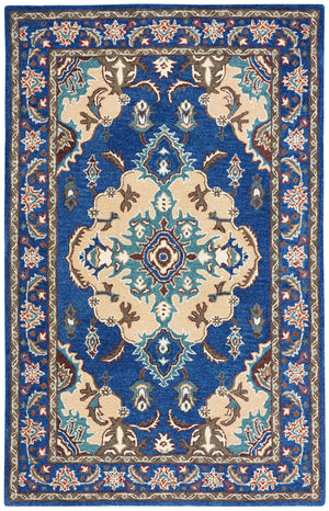 Antiquity Ornamental Medallion Hand-Tufted Wool Rug | Safavieh - AT520