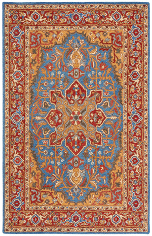 Antiquity Traditional Medallion Hand-Tufted Wool Rug | Safavieh - AT521