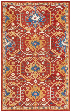 Antiquity Stacked Medallion Hand-Tufted Wool Rug | Safavieh - AT522