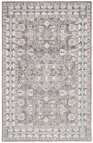 Antiquity Medallion Border Hand-Tufted Wool Blend Rug | Safavieh - AT550