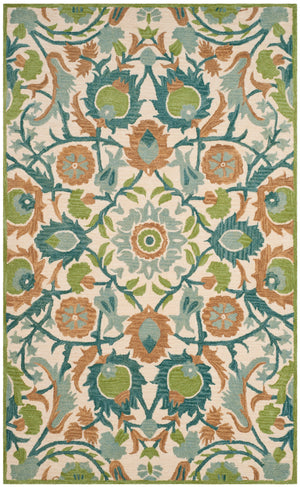 Antiquity Floral Medallion Hand-Tufted Wool Rug | Safavieh - AT59