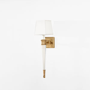 ARYA Crystal & Brass Sconce | Decorative Crafts - 8426