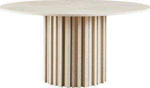 Huxley Round Dining Table - Ecru | Baker Furniture - BAA3054