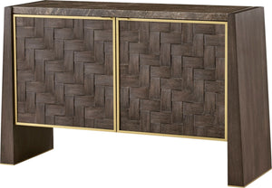 Brera Cabinet - Obsidian with Bronzino | Baker Furniture - BAA3975