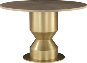 Miley Table - Lustre with Natural Bronze | Baker Furniture - BAA4397