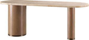 Palermo Desk - Honey Onyx with Almond & Warm Bronze | Baker Furniture - BAA5687