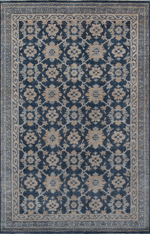 Momeni Rug Banaras Collection | Blue - BANARBNR-1BLU