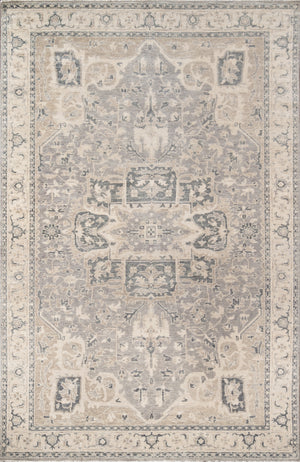 Momeni Rug Banaras Collection | Grey - BANARBNR-4GRY