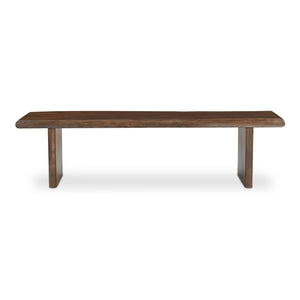Lila Dining Bench Small Brown | Moe's Home Collection - BB-1038-03-0