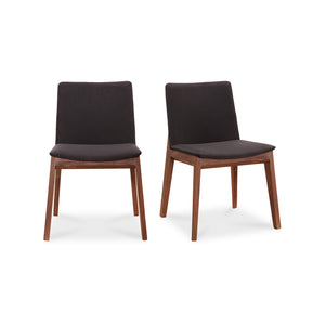 Deco Dining Chair Black-Set Of Two | Moe's Home Collection - BC-1016-02