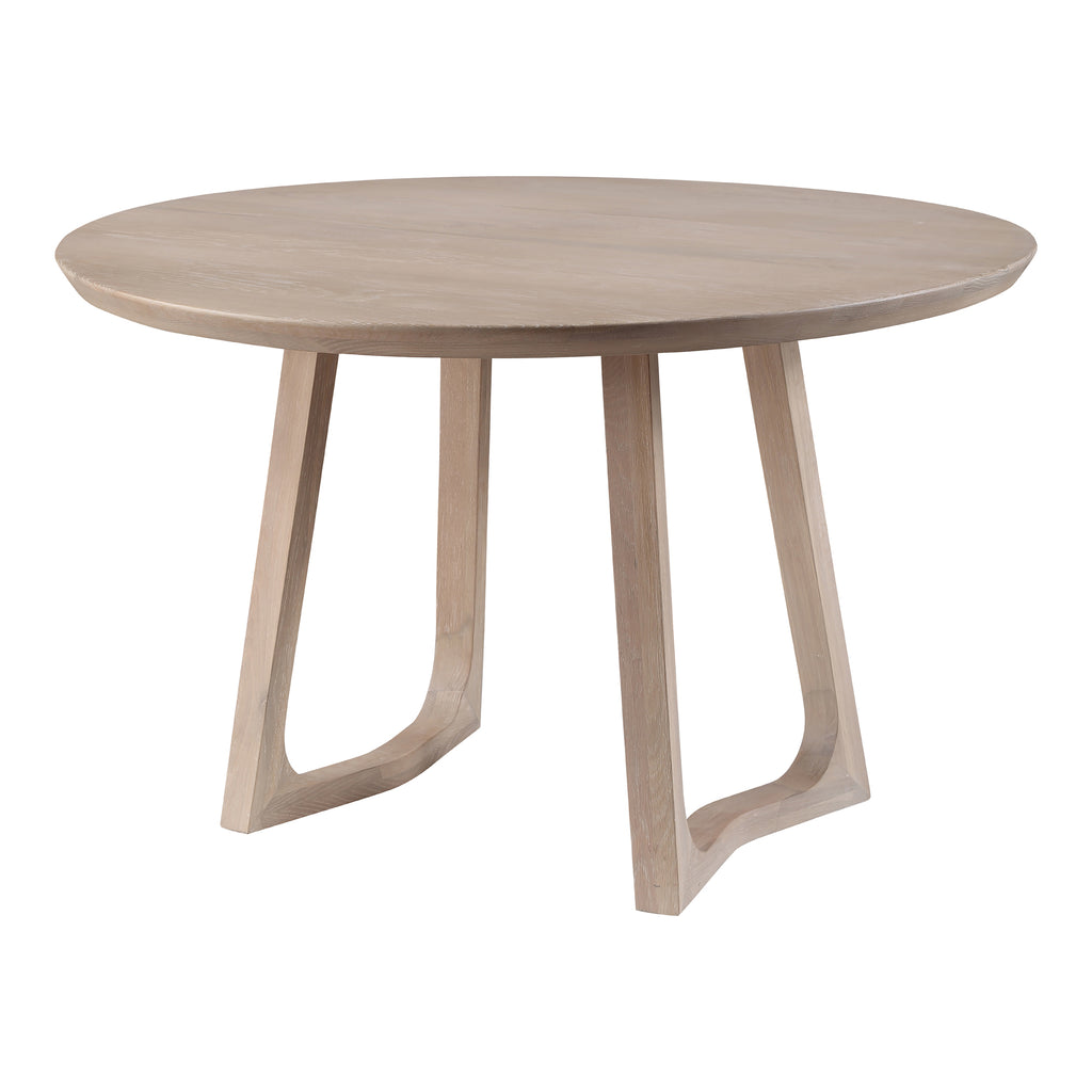 Silas Round Dining Table Oak | Moe's Furniture - BC-1101-18