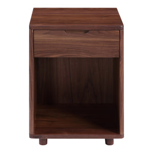 Osamu Walnut Nightstand | Moe's Home Collection - BC-1103-24