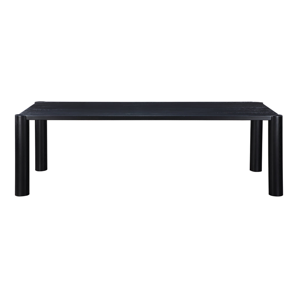 Post Dining Table Large Oak Black | Moe's Furniture - BC-1112-02