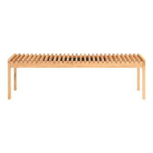 Rohe Oak Bench Natural | Moe's Home Collection - BC-1113-24