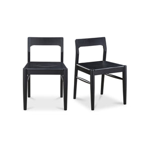 Owing Dining Chair Black-Set Of Two | Moe's Home Collection - BC-1123-02