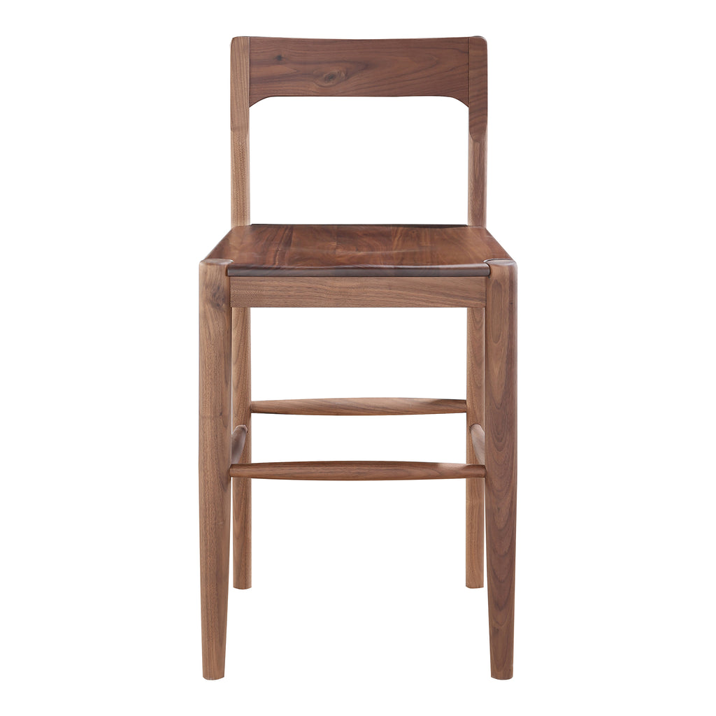 Owing Counter Stool Walnut | Moe's Furniture - BC-1124-03