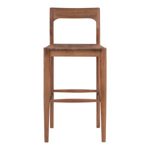 Owing Barstool Walnut | Moe's Home Collection - BC-1125-03