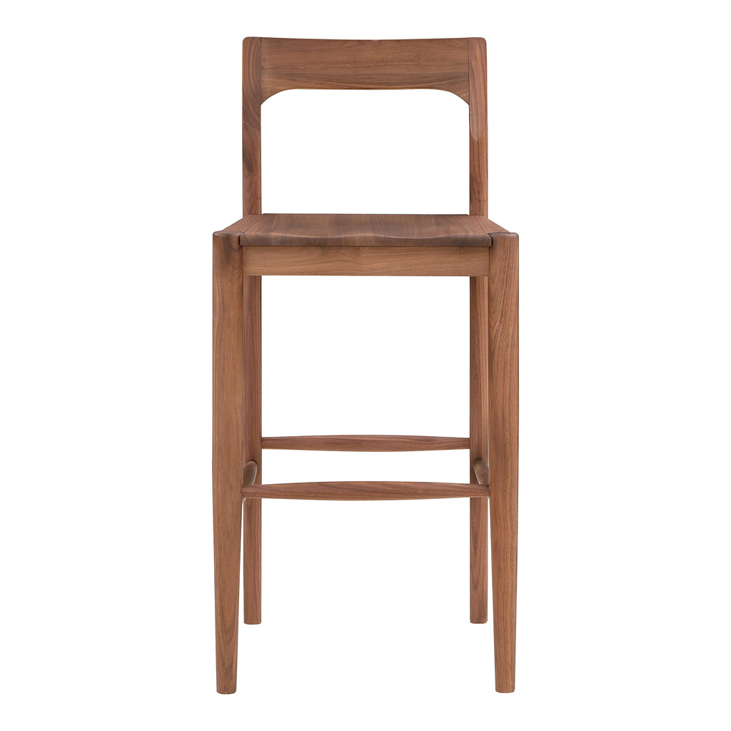 Owing Barstool Walnut | Moe's Furniture - BC-1125-03