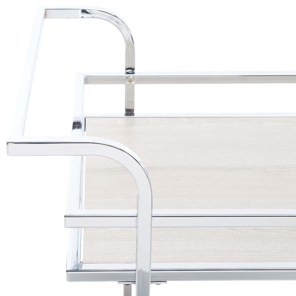 Safavieh Lameris 2 Tier Bar Cart With Handles , BCT8011