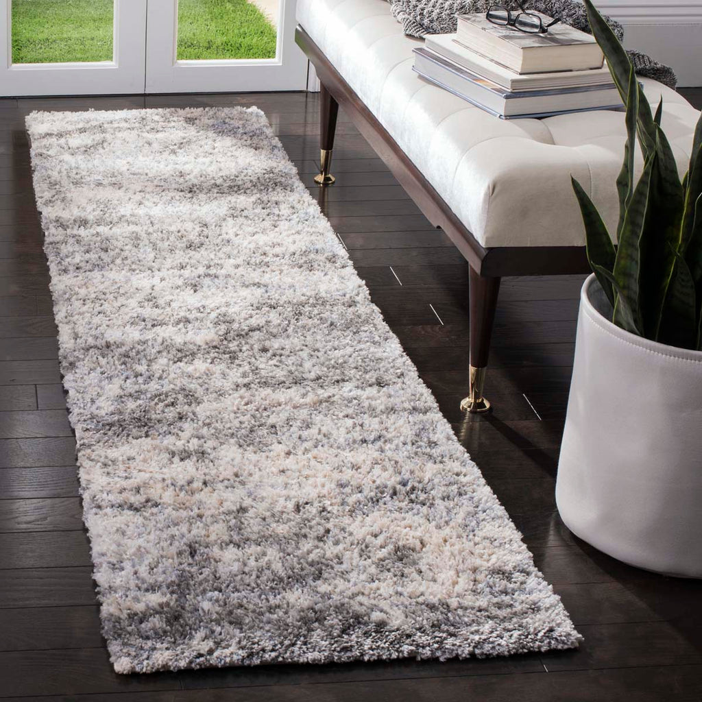 Safavieh Berber Shag 219 Rug, BER219 - GREY BLUE / CREAM