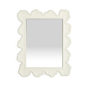 Scalloped Organic Wall Mirror | Tozai Home - BHF005