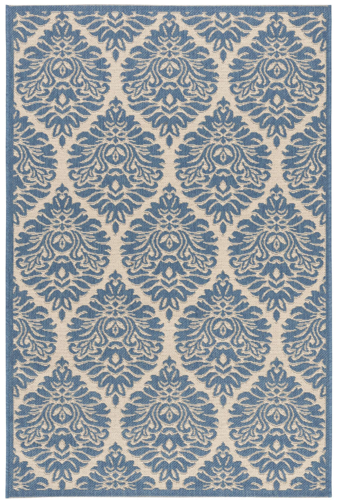 Contemporary Area Rug, BHS135N, 200 X 300 cm in Cream / Blue