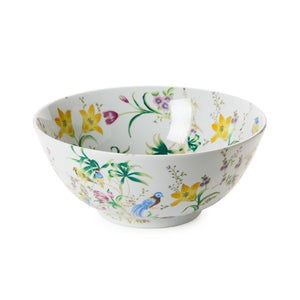 Bird & Blossom Chinoiserie Decorative Bowl | Tozai Home - BLF175