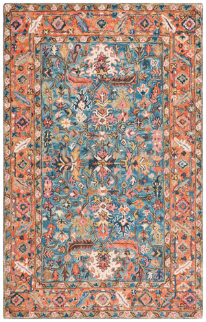Blossom Rug - Blue/Rust | Safavieh - BLM474M
