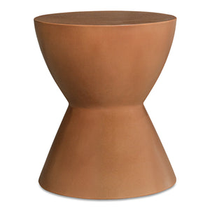 Hourglass Outdoor Stool Terracotta | Moe's Home Collection - BQ-1022-23