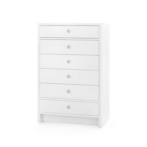 Bryant Tall 6-Drawer - Chiffon White | Villa & House - BRY-275-5199