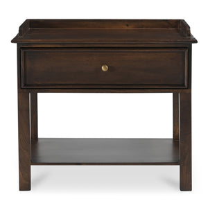Maeve Nightstand Dark Brown | Moe's Home Collection - BV-1034-20