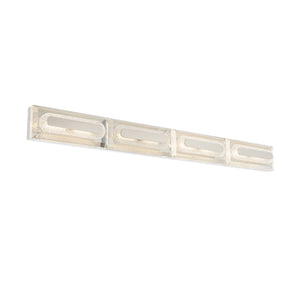 Soiree 36 inch LED Bath Vanity & Wall Light in Polished Nickel with Clear Radiance Crystal Dust | Schonbek - BWS17236-PN