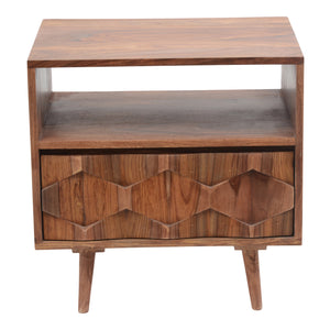O2 Nightstand Brown | Moe's Home Collection - BZ-1022-24