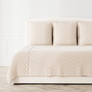 Baby Basket Coverlet Set - Sandstone | Ann Gish