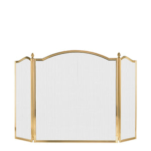 BELLA Brass Fire Screen | Decorative Crafts - OMC3-GD34