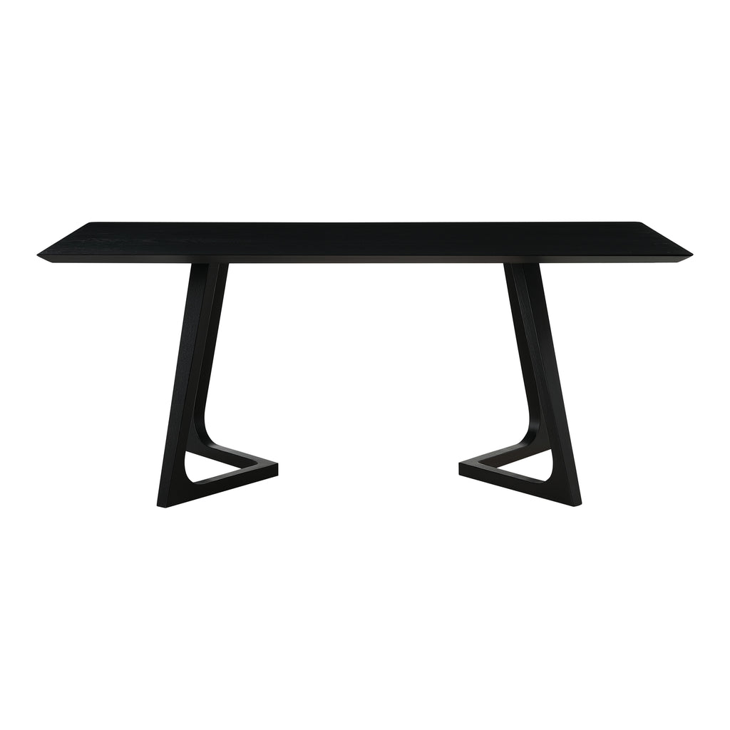 Godenza Dining Table Rectangular Black Ash | Moe's Furniture - CB-1004-02-0